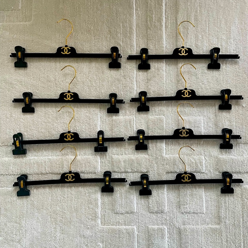 Set of 8 Chanel Skirt hangers